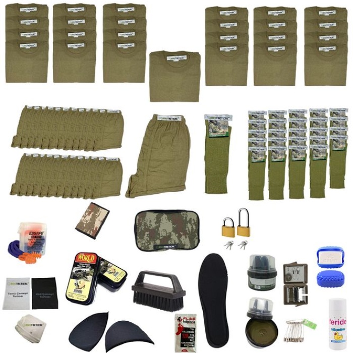 25li Askerlik Seti 2023 Bedelli Acemi Temel Asker Malzemesi Paketi Güncel Gün Ve Adetli Set