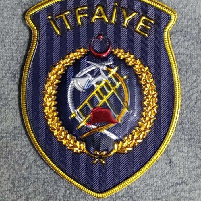 İtfaiye  Arması Çırtlı 3D Pvc