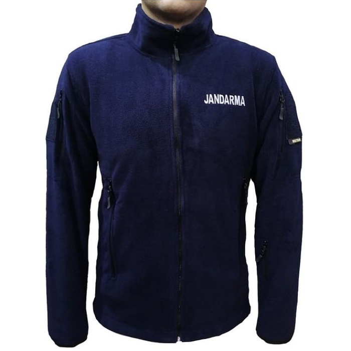 Asayiş Lacivert Tactical Cepli Cırtlı Polar
