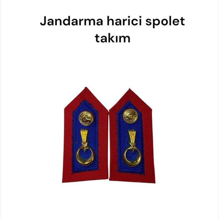 Jandarma Asayiş Harici Set Ekipman Uzman 2 kıdemli Rütbe &amp; brove &amp; Spolet