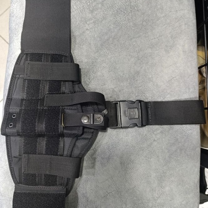 Tabanca Kılıfı Bacak Kılıfı Kamufilaj - Siyah -Bacak Kılıfı Kamufilaj