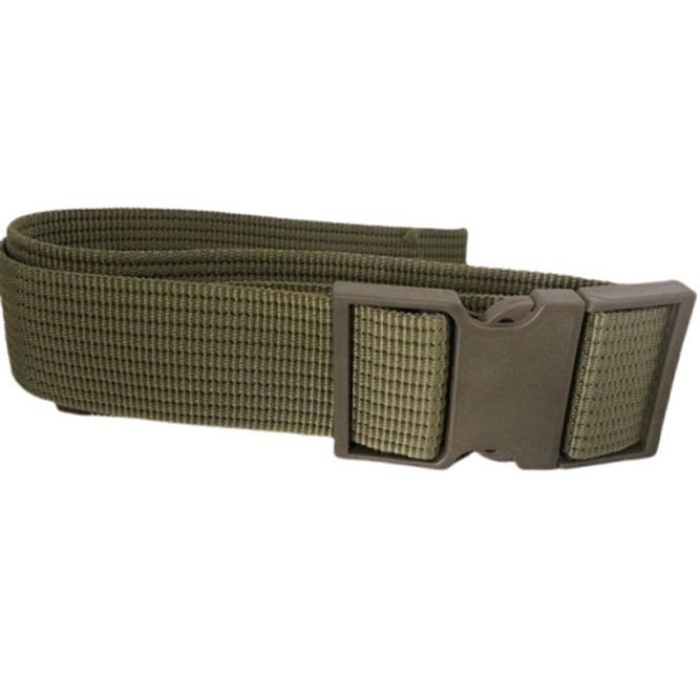 Unisex Haki Düz Kırılmaz Toka Palaska Kemer