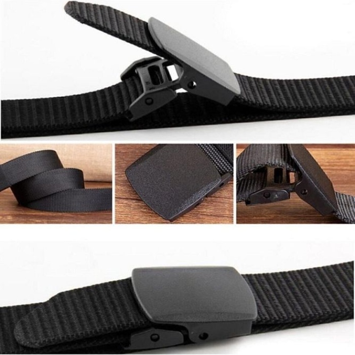 Anti Alerjik Ykk Plastik Tokalı Taktikal Tarz Bez Kemer