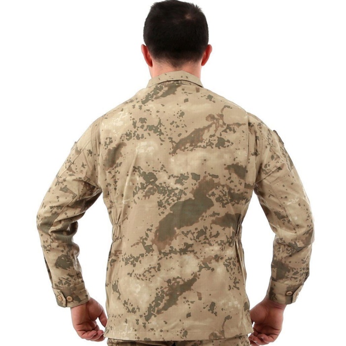 Jandarma Çöl Kamuflaj Uzun Kol Kışlık Gömlek