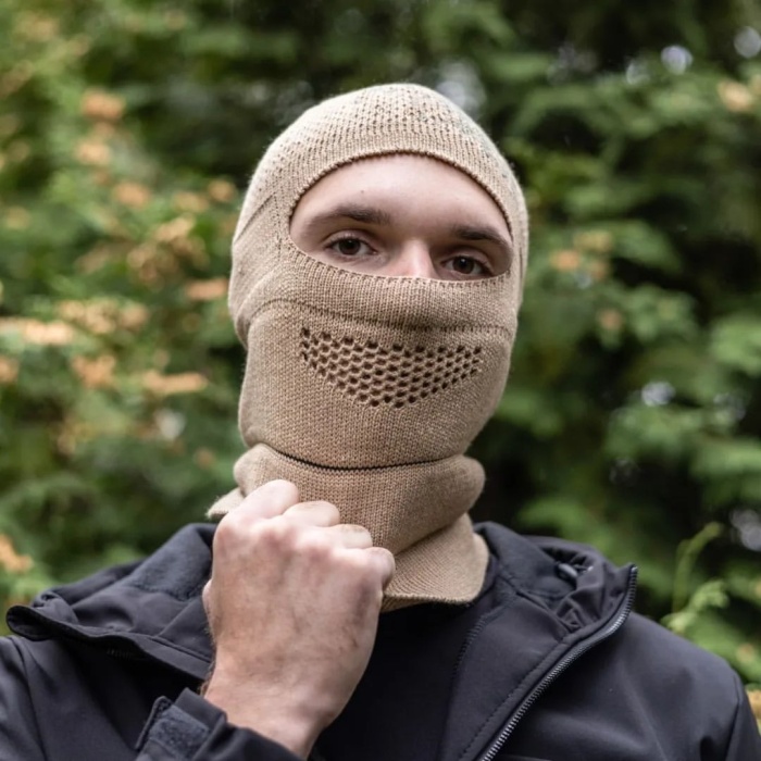 Jandarma Çöl Kamuflaj Örme Kar Maskesi – Bere Olarak Kullanılabilen KORDAK 60,00₺adet
