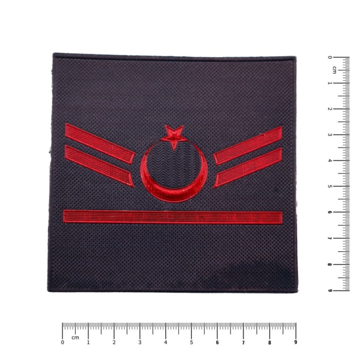 Jandarma Uzman Erbaş Rütbeleri Cırtlı (TPU Plastik)