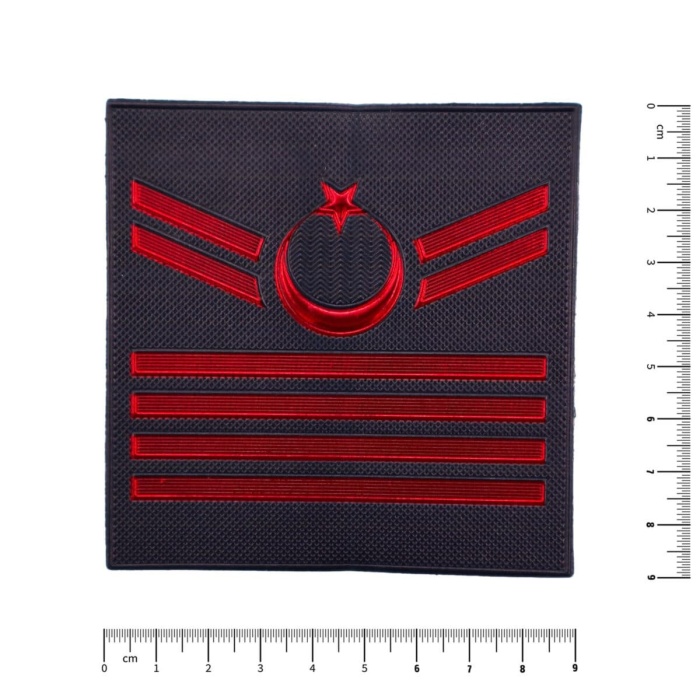 Jandarma Uzman Erbaş Rütbeleri Cırtlı (TPU Plastik)