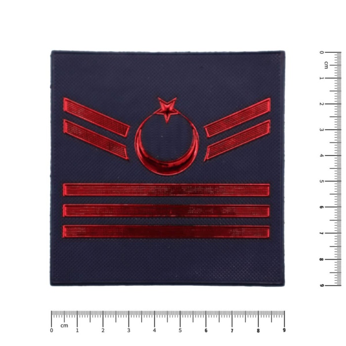 Jandarma Uzman Erbaş Rütbeleri Cırtlı (TPU Plastik)