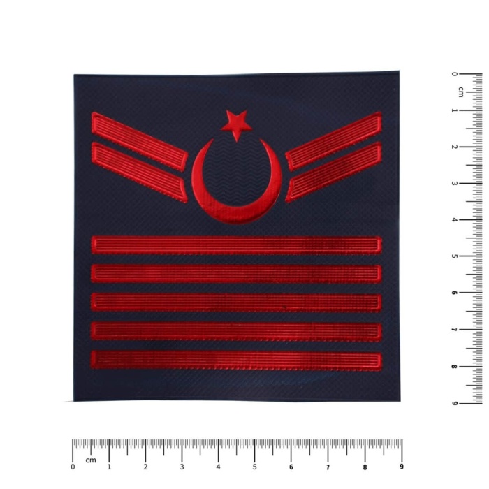 Jandarma Uzman Erbaş Rütbeleri Cırtlı (TPU Plastik)