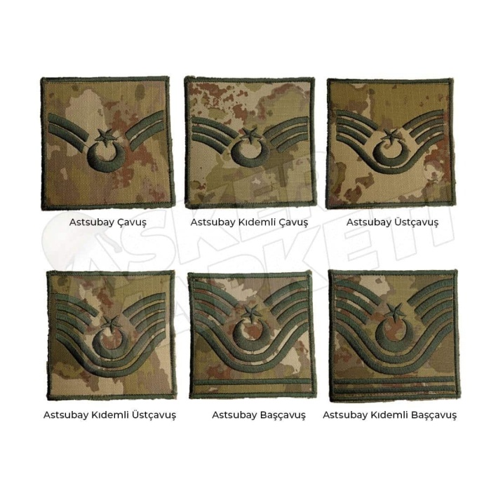 Kara Kuvvetleri Astsubay Rütbeleri Cırtlı