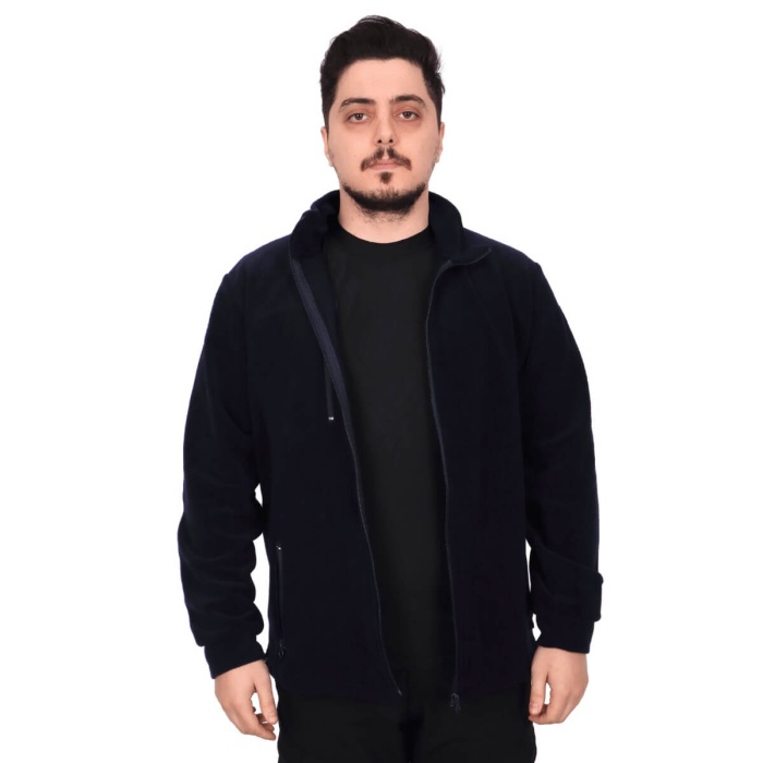 Jandarma Yazılı Polar Hırka – Lacivert