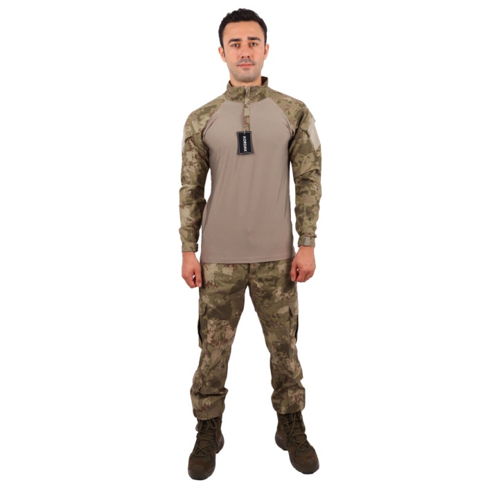 Tactical Combat Tişört Gömlek – Askeri Kamuflaj