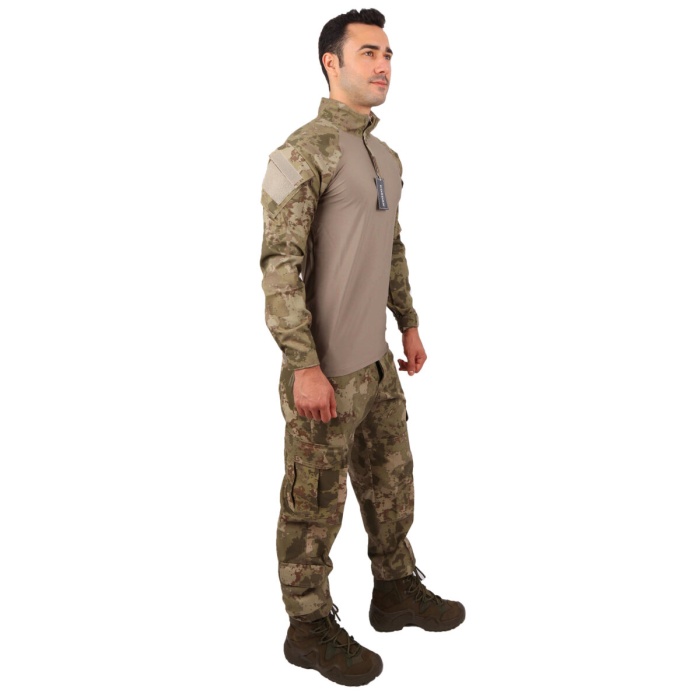 Tactical Combat Tişört Gömlek – Askeri Kamuflaj