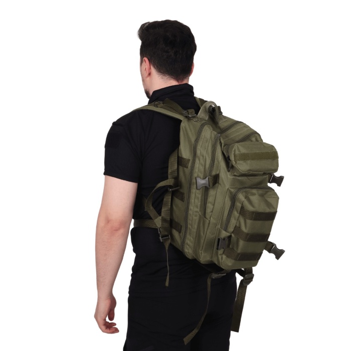 45Litre KM Tactical Peç Alanlı Çanta – Haki