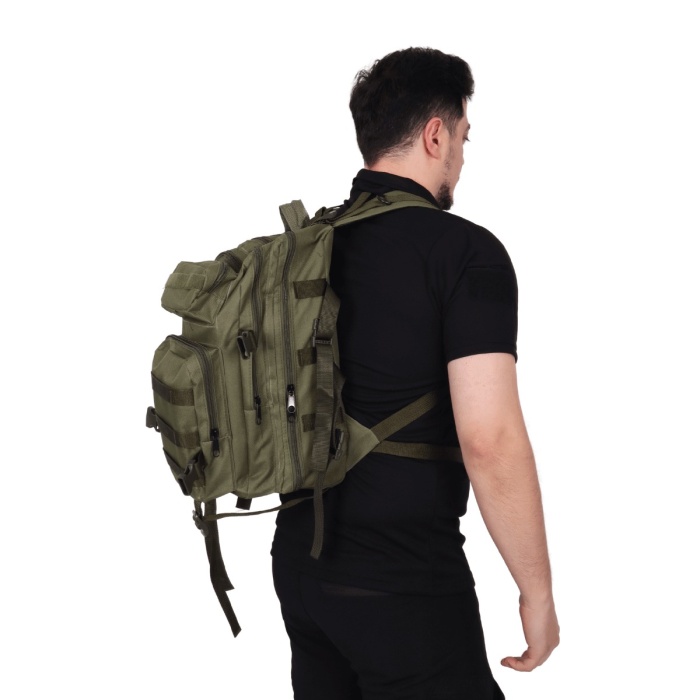 45Litre KM Tactical Peç Alanlı Çanta – Haki