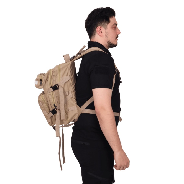 45Litre KM Tactical Peç Alanlı Çanta – Bej