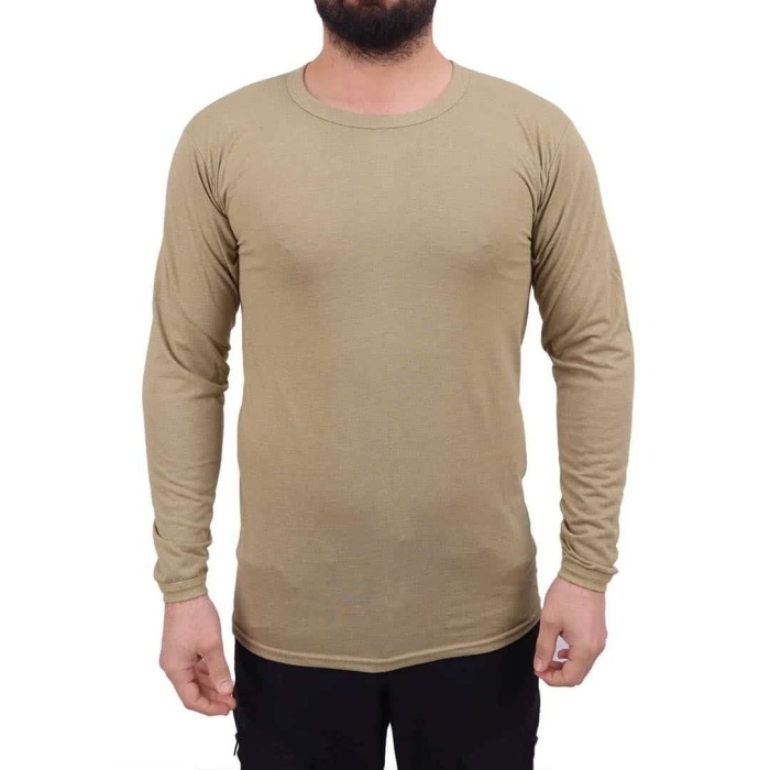 Uzun Kollu Asker Tişörtü – Askeri Fanila (12’li)