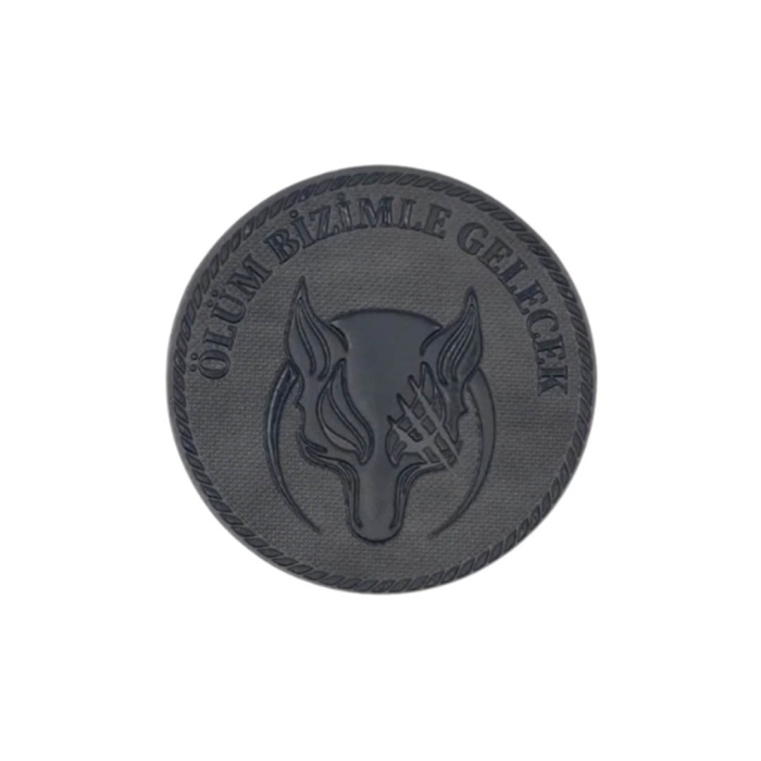 Ölüm Bizimle Gelecek Yaralı Kurt Patch Arma