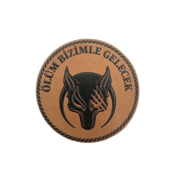 Ölüm Bizimle Gelecek Yaralı Kurt Patch Arma