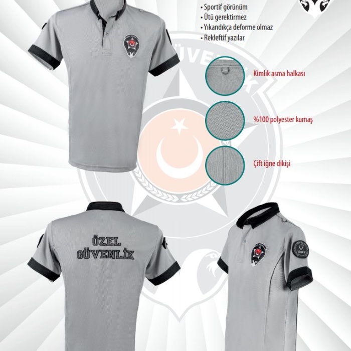 Kamu Özel Güvenlik Erkek Yazlık Kısa Kol Tişört Yeni Model