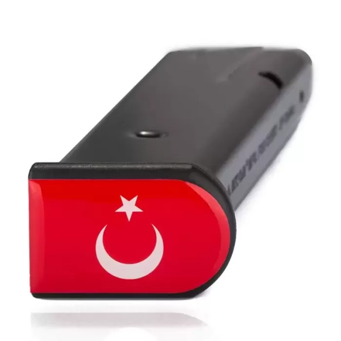 Türk Bayrağı Şarjör Altı Stickers