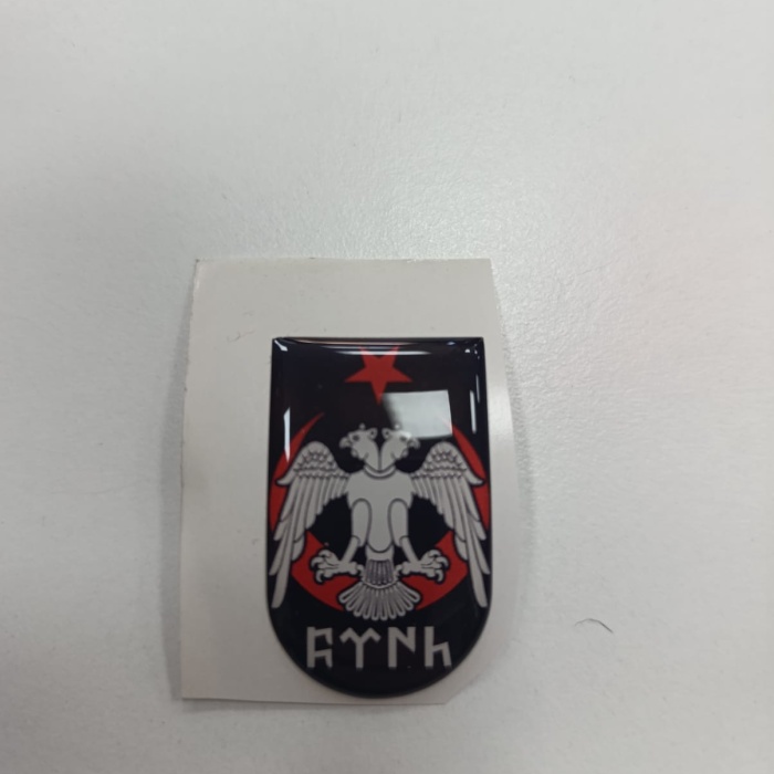 ÇİFT BAŞLI KARTAL ŞARJÖR ALTI STİCKER