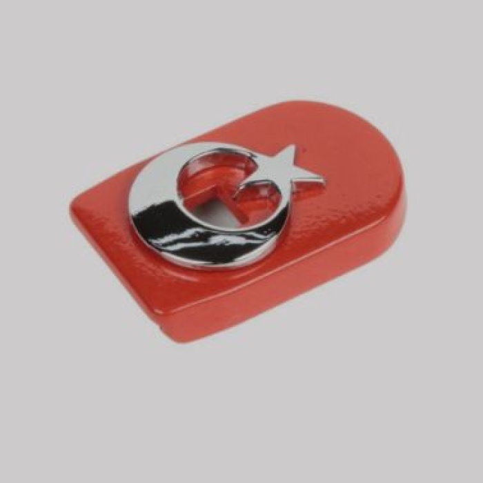 METAL AY YILDIZ SARSILMAZ SAR9 ŞARJÖR KAPAĞI KIRMIZI