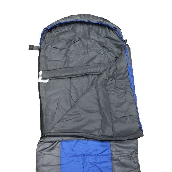 S. DFT Düz-Başlık 190+30x75cm Gri 0°Uyku Tulumu