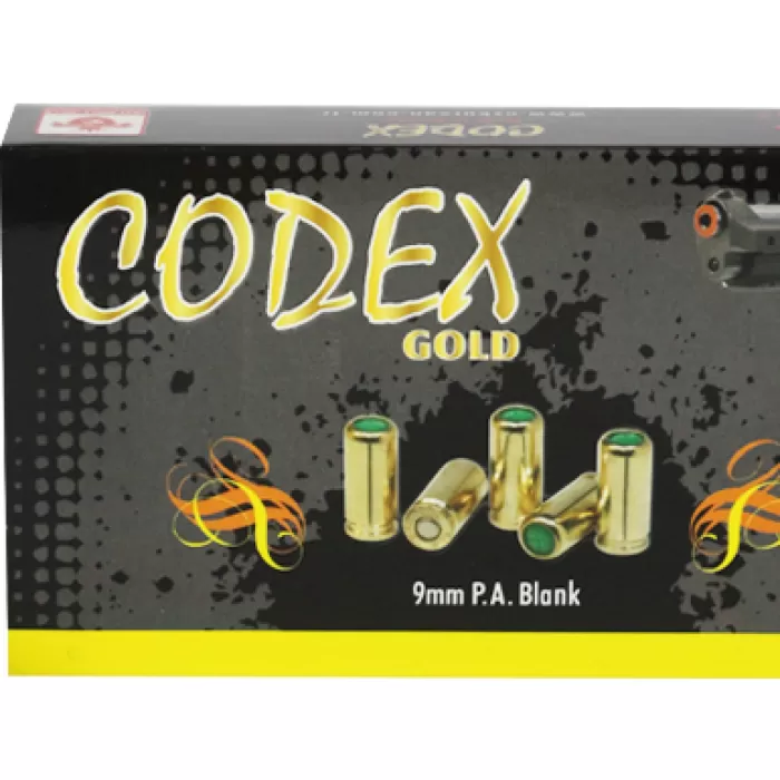 ÖZKURSAN CODEX GOLD 9 MM KURUSIKI MERMİSİ