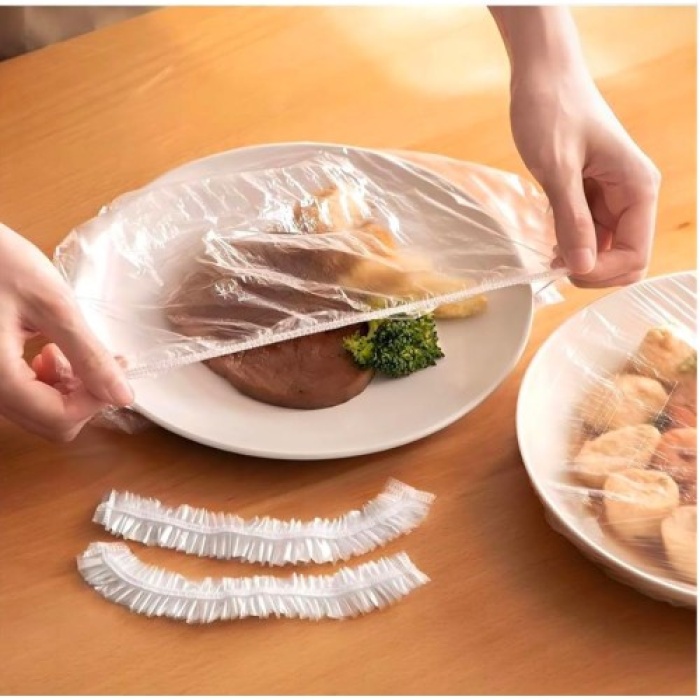 Lastikli Tencere Ve Tabak Bonesi 100 Adet (22Cm)