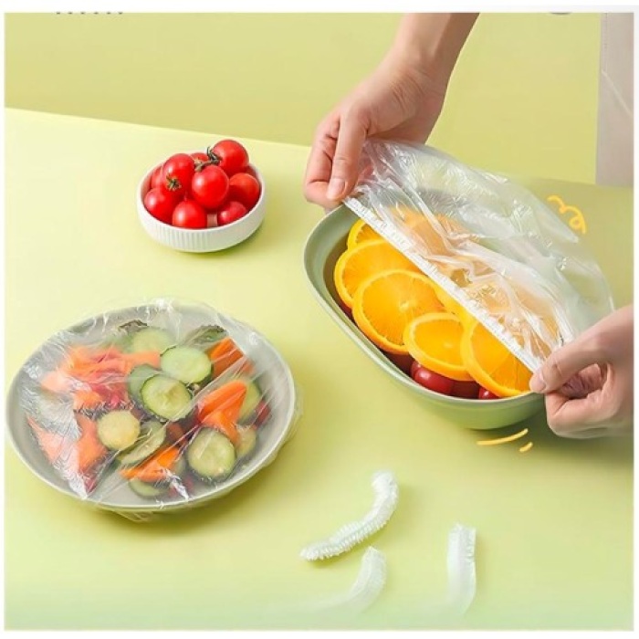Lastikli Tencere Ve Tabak Bonesi 100 Adet (22Cm)