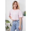 Baskılı Crop tişört