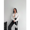 Çizgili oversize gömlek
