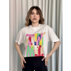 Baskılı crop tişört