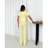 V aksesuarlı ottoman takım sarı s255850