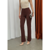 Düğmeli Palazzo pantolon kahve p170091