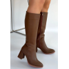 Morena Vizon Cilt BejTopuklu Çizme