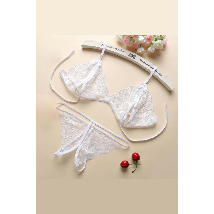 Kadın Dantelli Sütyen Külot Takımı 5li Set