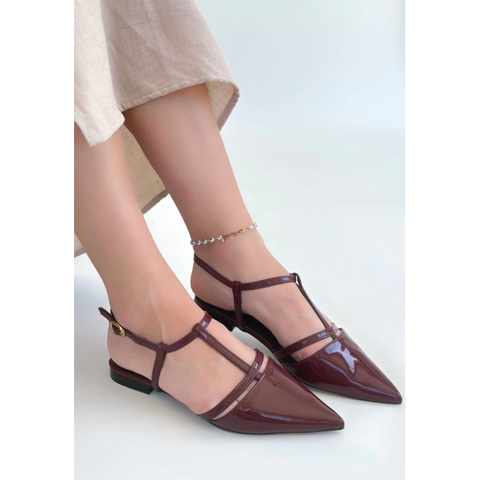 Canca Bordo Rugan Babet Ayakkabı