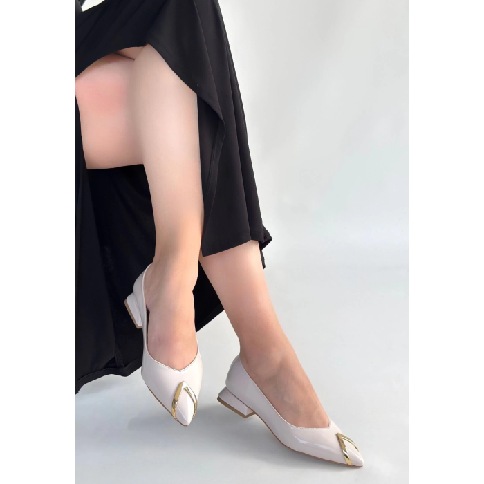 Goes Bej Rugan Babet Ayakkabı