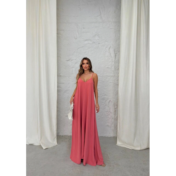 Aerobin uzun elbise pembe pt