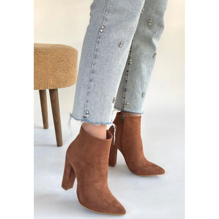 Loora Vizon Süet Topuklu Bot