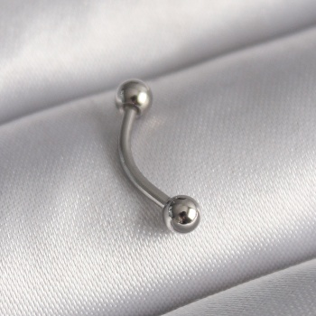 316L Çelik Gümüş Renk Topçuk Model Piercing