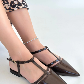 Canca Kahverengi Rugan Babet Ayakkabı