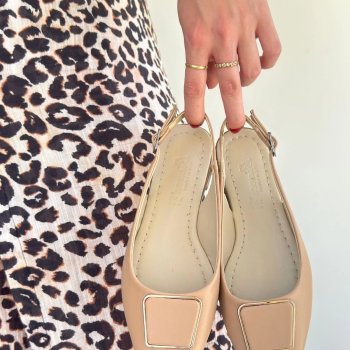 Canka Nude Cilt Babet Ayakkabı