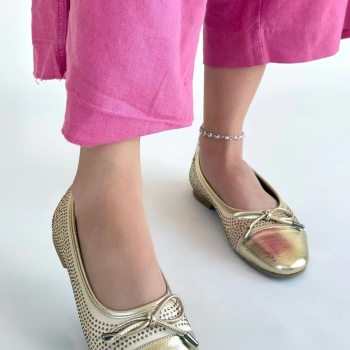 Etya Gold Cilt Babet Ayakkabı