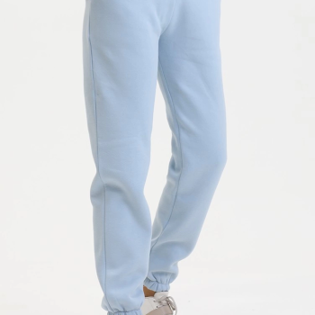 3 iplik şardonlu paça lastikli eşofman bebe mavi is001