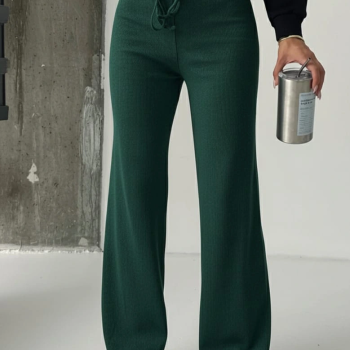 Fit comfort bej salaş pantolon petrol yeşili A6011