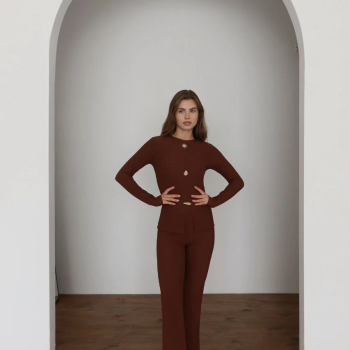 Ottoman alt üst takım kahve pt510442