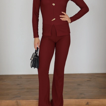 Ottoman alt üst takım bordo pt510442